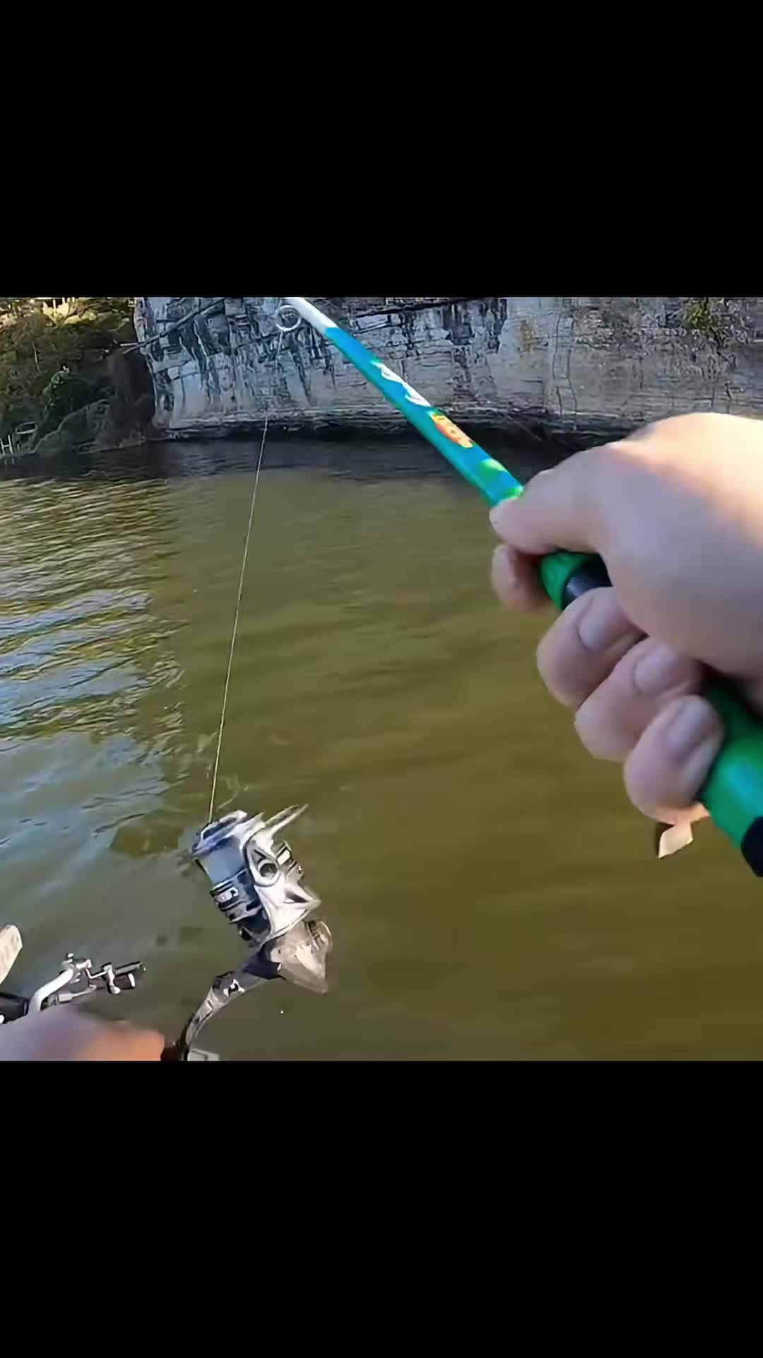 Cover for What in the Walmart combo is going on here fish fishtok fishing bass bassfishing fishingboats walmart fishingtiktoks kyak kyakfishing
