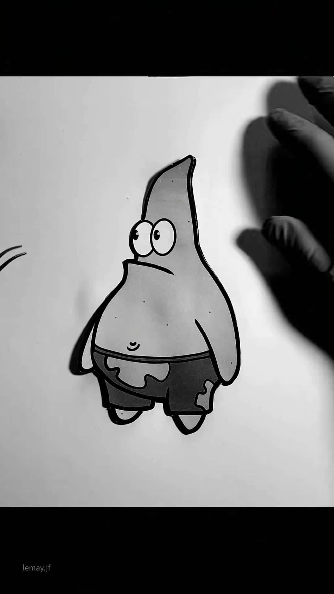 Cover for Anatomy of a Star: a chilling paper-animation reveal of what hides inside a star, creepy, mesmerizing, and oddly endearing. #paper #animation #horror #spongebob #patrickstar