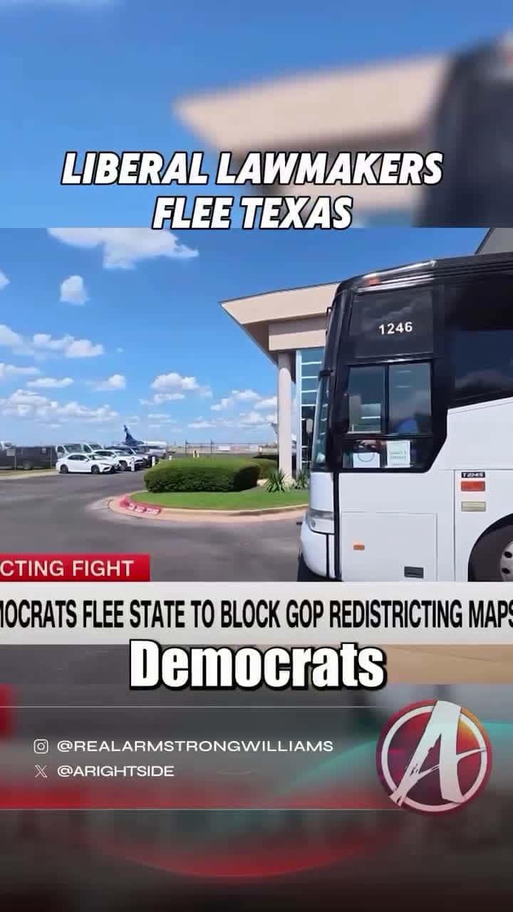 Cover for Texas Democrats left town this past weekend to avoid doing their jobs and voting on a redistricting map drawn up by the majority party
