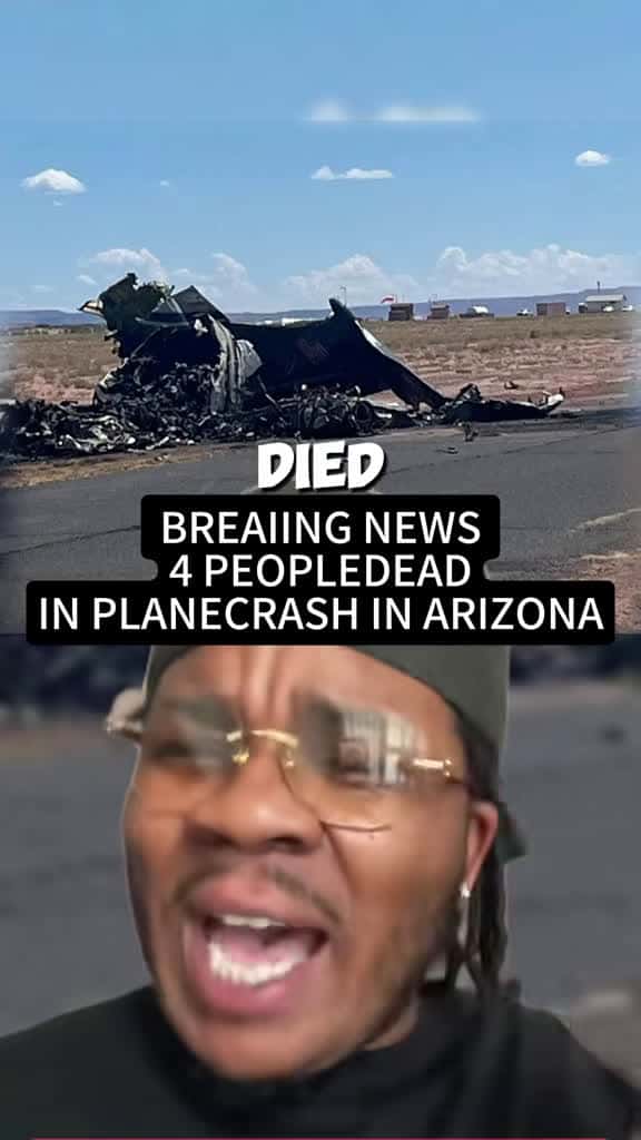 Cover for Medical plane crash in Arizona claims 4 lives. FAA & NTSB investigating the tragic accident. #Arizona #BreakingNews #PlaneCrash 🚨