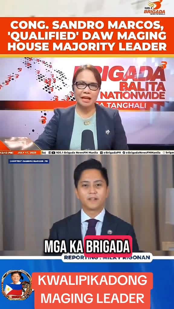 Cover for sandro Marcos. Kwalipikadong manging majority leader ng Kamara ayon sa isang kong 90642 #followMe