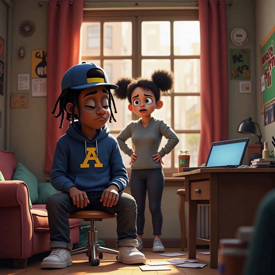 Cover for AI Generated Short Film!