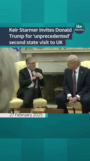 Cover for UK PM Keir Starmer invites Donald Trump