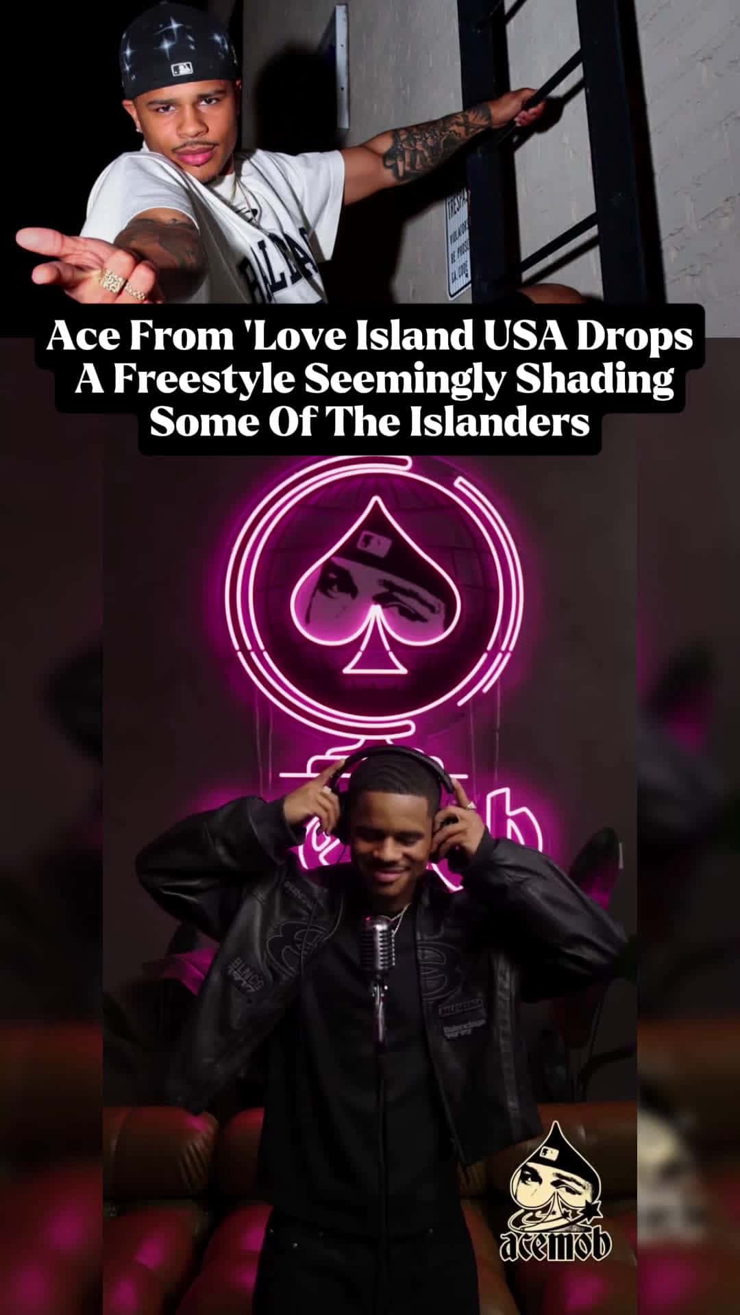 Cover for Ace From ‘Love Island USA Drops AFreestyle Seemingly Shading Some Of The Islanders #viral #spikedteatalk #fyp #explorepage #ace #loveisland 