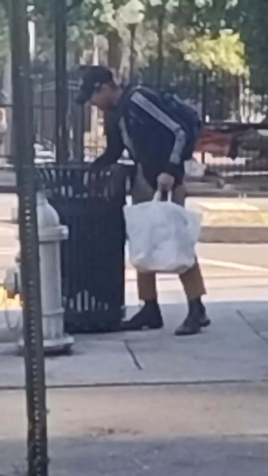 Cover for A little shopping before church....