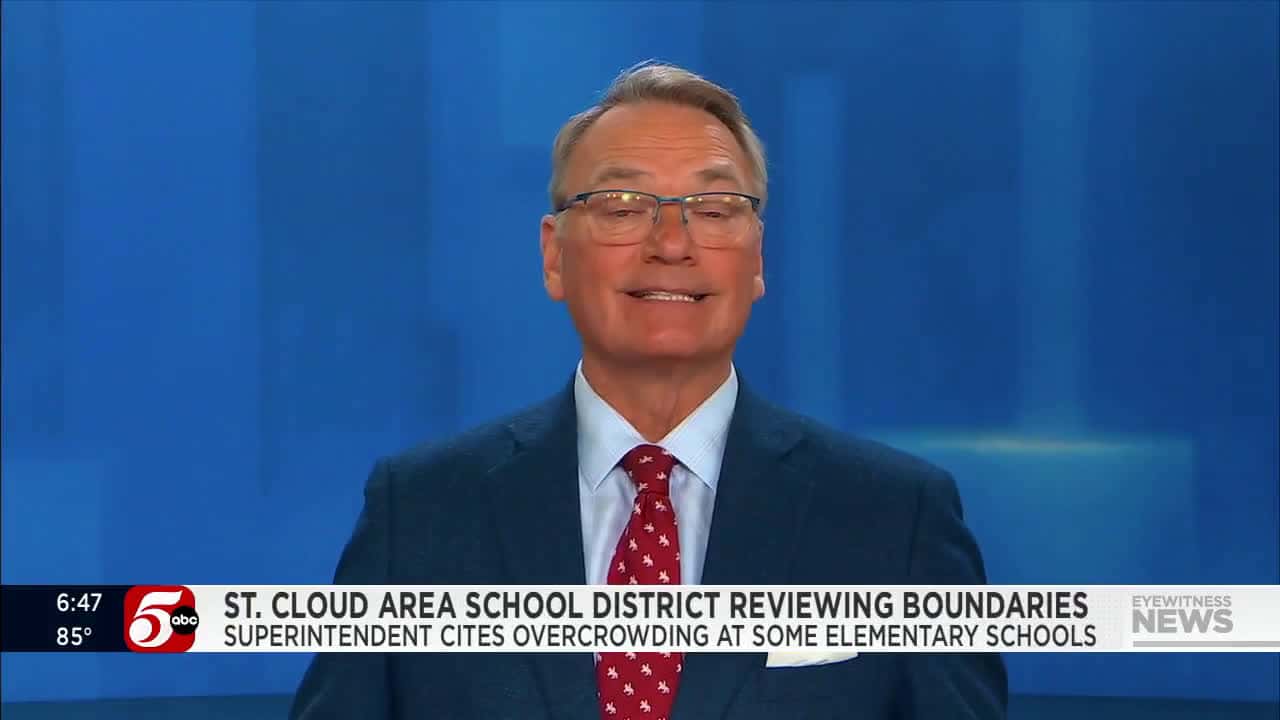 Cover for St. Cloud Area School District reviewing boundries