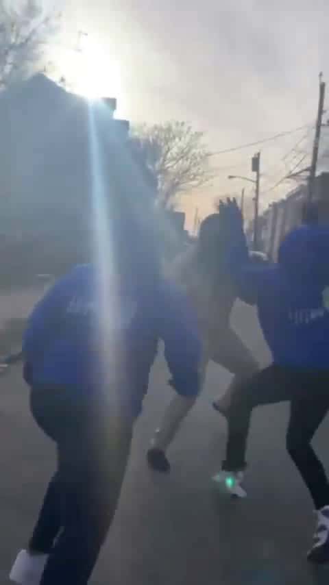 Cover for 2 sister jump a stud for punching 1…  #fightcam