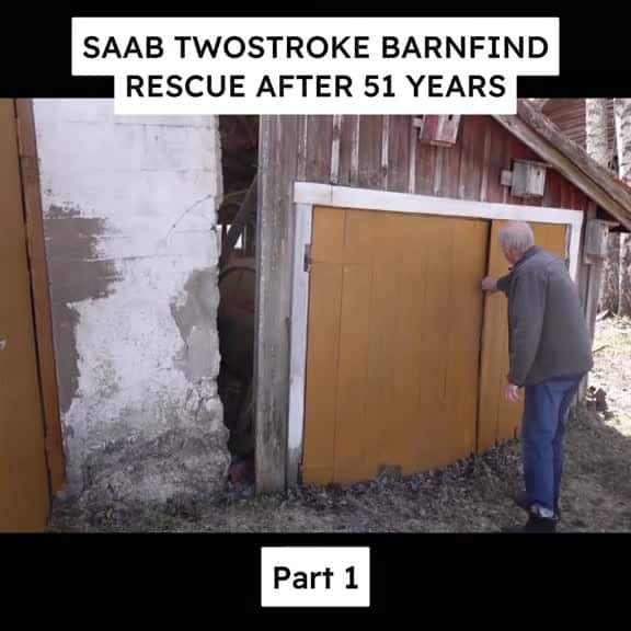Cover for Saab 93 1959 rescue after 51 years in a barn barnfind classiccar carrescue rescue saab 41774 #ilovescoopz