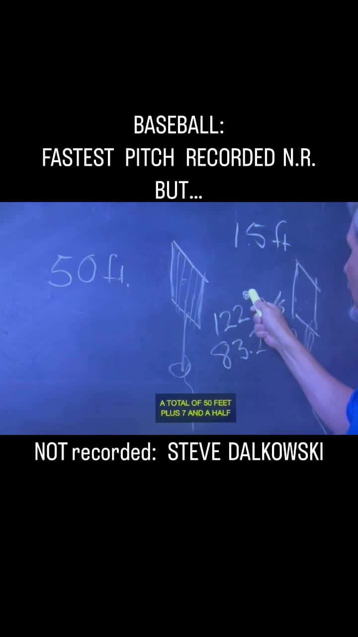 Cover for BASEBALL: Fastest RECORDED pitch.
