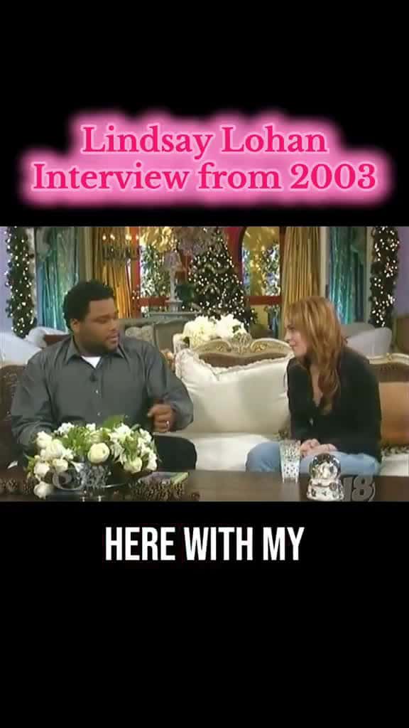 Cover for Lindsay Lohan interview with Anthony Anderson 2003 fypage fyp viral fyp lindsaylohan freak 55277 #shortvideos