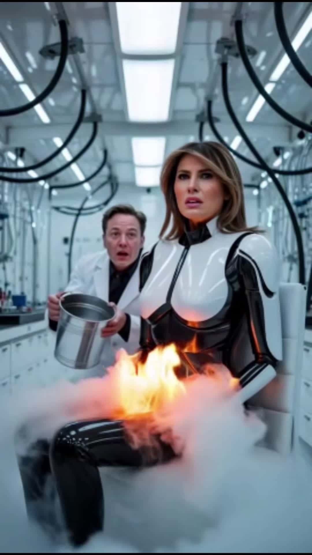Cover for This robot is on fire during life pratical hmmmmm #elonmusk #elonmusknews #elonmuskmotivation #robot #robots #robotchallenge #robotics #fireman #firework