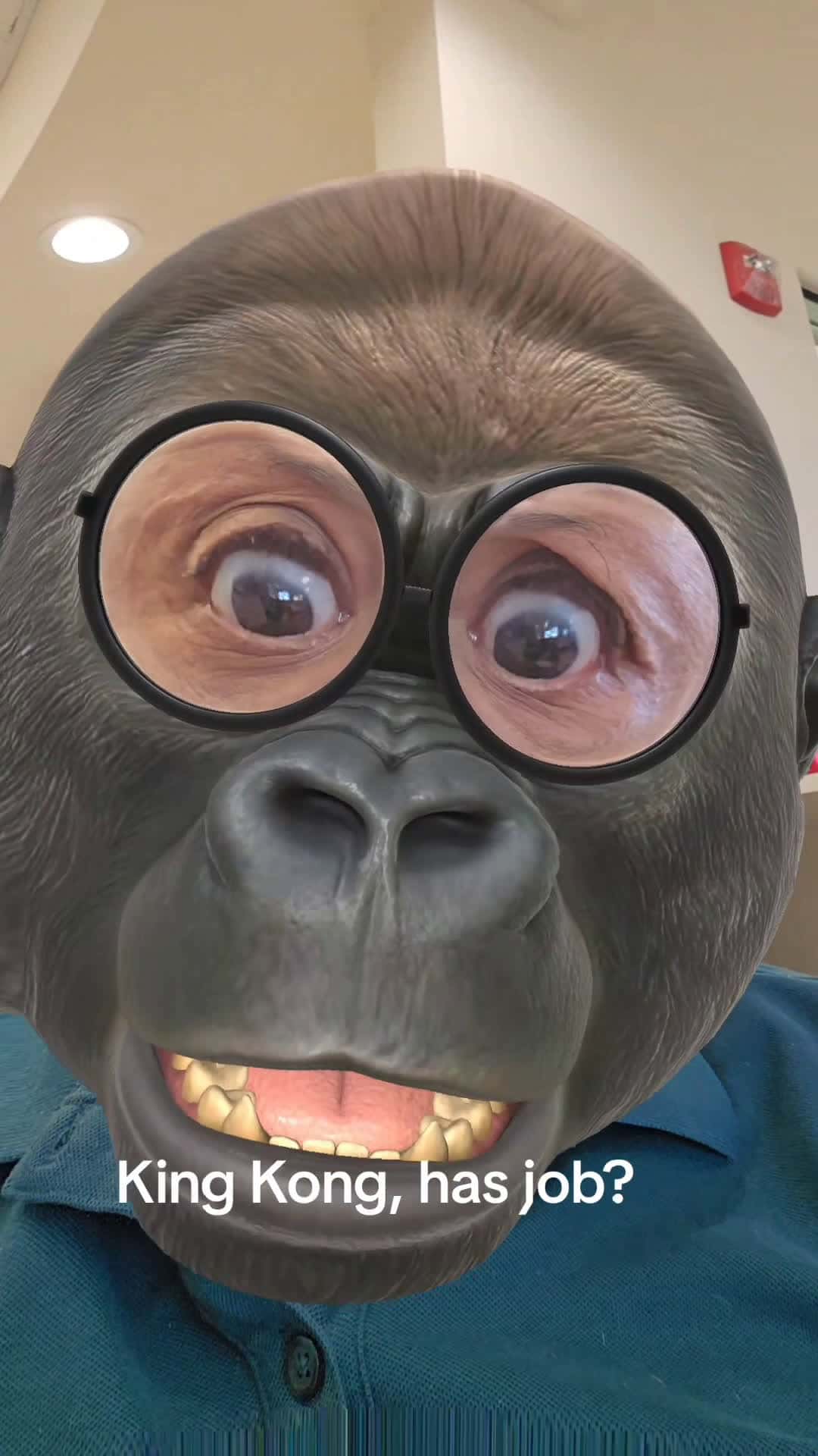 Cover for king kong has a Job now 