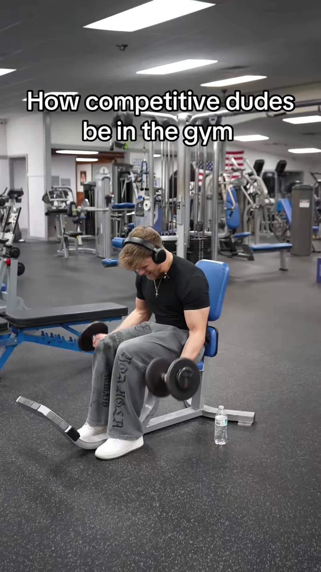 Cover for They be competing over the smallest things 💀 #fyp #foryou #viral #fitness