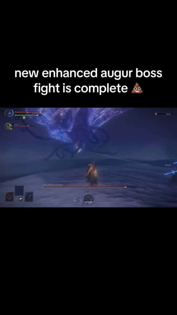 Cover for This boss is just a running simulator with a gimmick 😩 Is this even worse than Bed of Chaos? Incredible visuals, but the fight is a disaster! #EldenRing #BossFight #GameRant