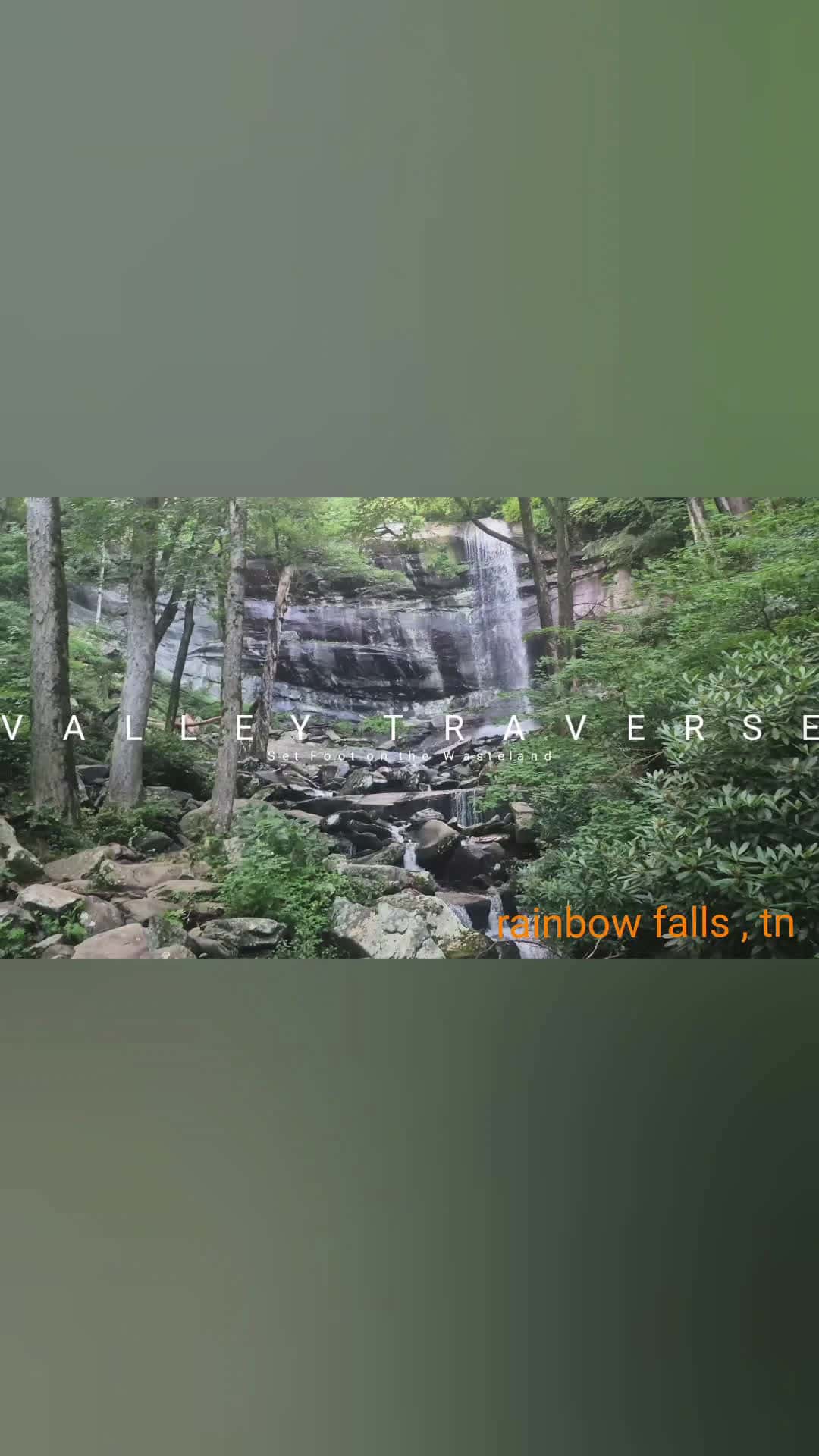 Cover for rainbow falls tennessee. #rainbowfalls #travel #hike #nature