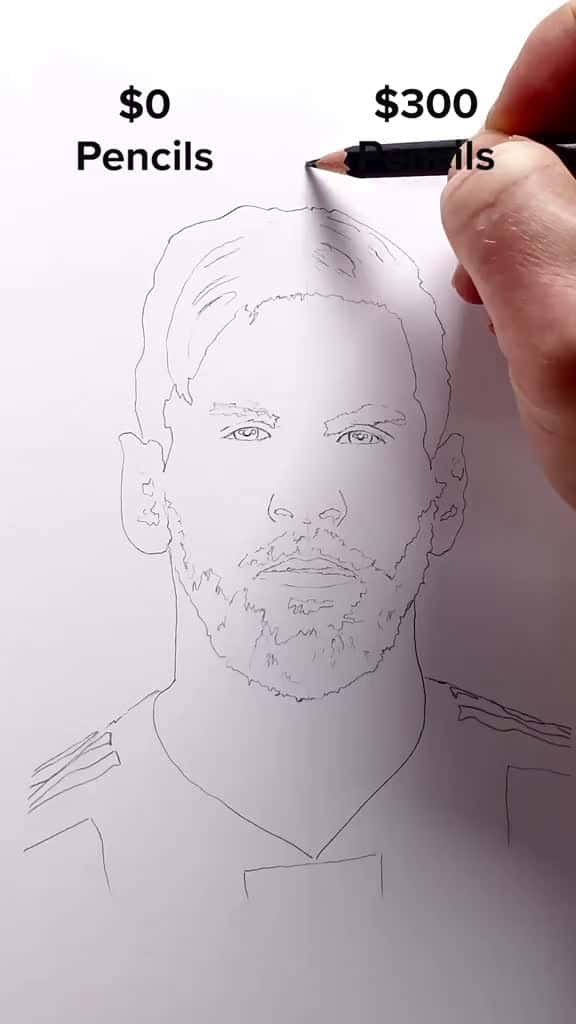 Cover for Draw Messi easy drawing art tutorial howtodraw messi lionelmessi 26432 #nicevideo