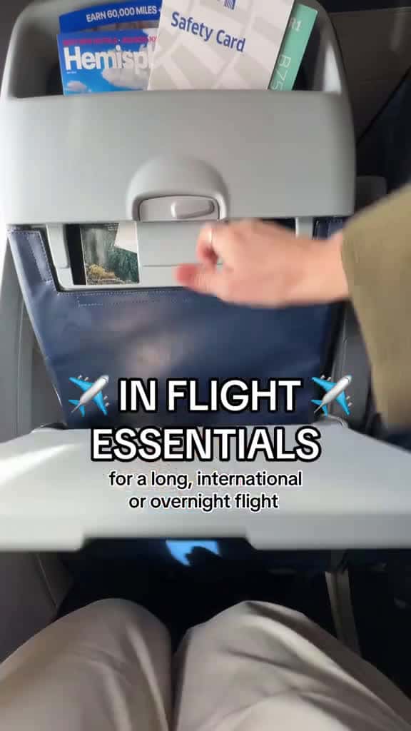 Cover for Travel  Carry On Essentials for a long flight all linked under travel essentials  77310 #followMe