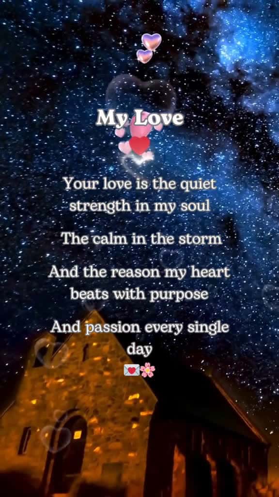 Cover for Your love is the quiet strength in my soul loveyou lovestory lover mylove couple iloveyou 54027 #trending