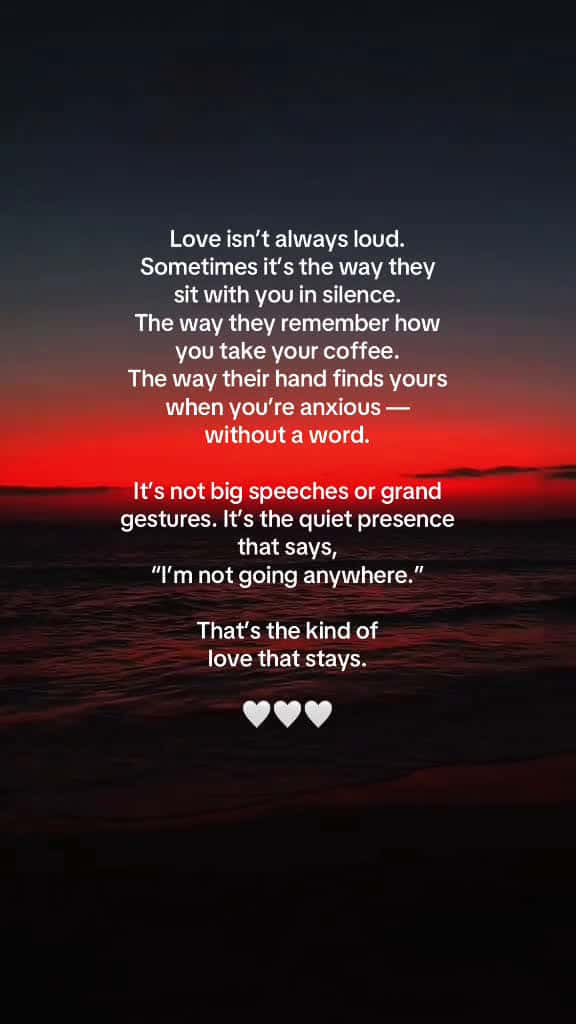 Cover for It s not always about loud love. Sometimes it s in the way they stay listen and make you f 46431 #american