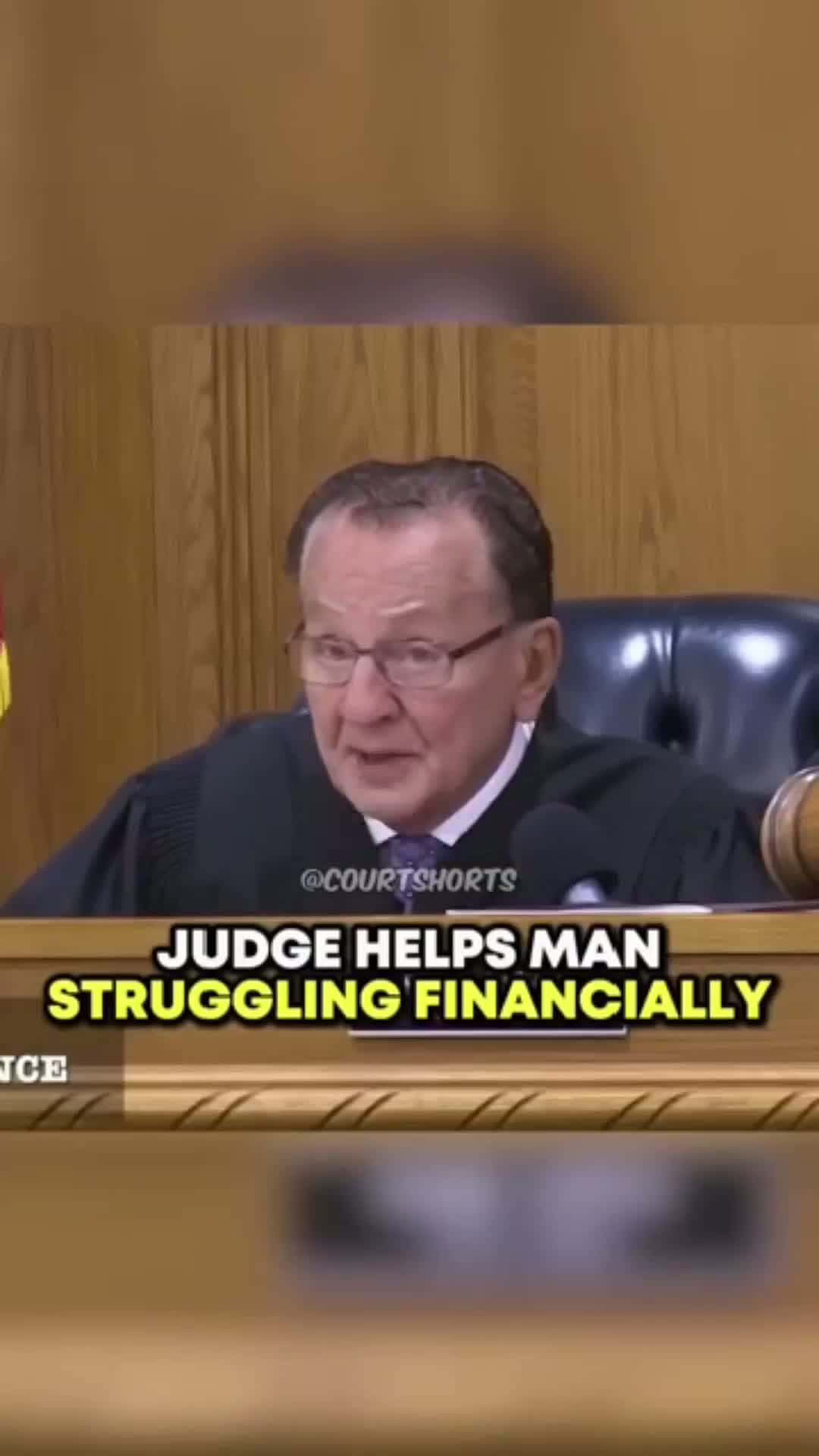 Cover for Judge Helps Man Struggling Financially 🥺