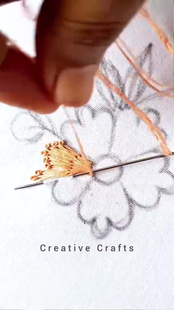 Cover for Awesome flower embroidery tips #embroidery #shorts #handembroidery #handbroidery_121 (2)