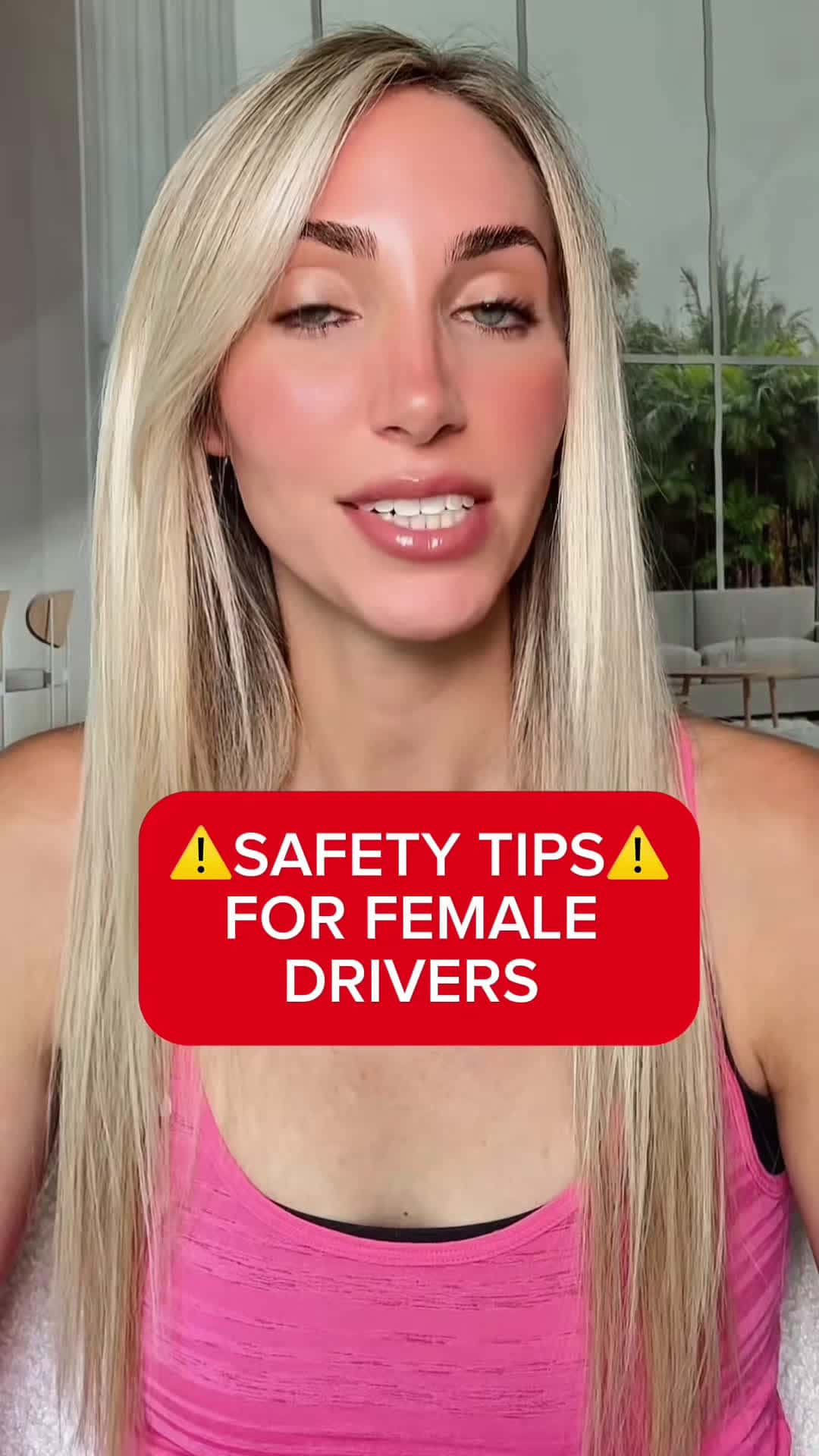 Cover for ⚠️ FEMALE DRIVER SAFETY - Please Share. These tips can save a life.  #safety #situationalawareness #streetsmart #roadsafety #carsafety #beaware #safetyfirst #safetytraining #femaleempowerment #womanempowerment #womensupportingwomen #womenempoweringwomen #staysafe #momsoftiktok