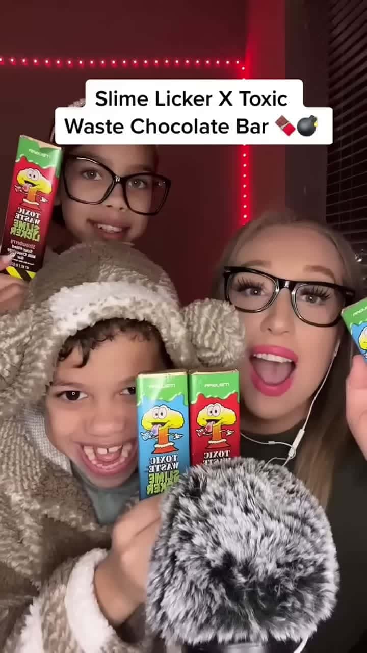 Cover for Toxic Waste x Slime Licker Chocolate Bar From Its Sugar On TT And IG