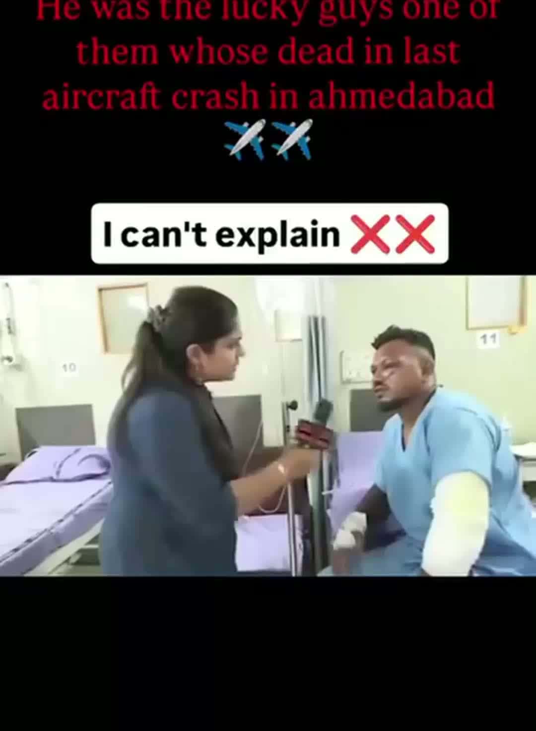 Cover for The lone survivor of the airIndia plan crash that claimed the lives of 241 out of 242 on board  #firstvideochallenge #scoopz #news #airindia #india #love #crash #crazy #foryou #trending 