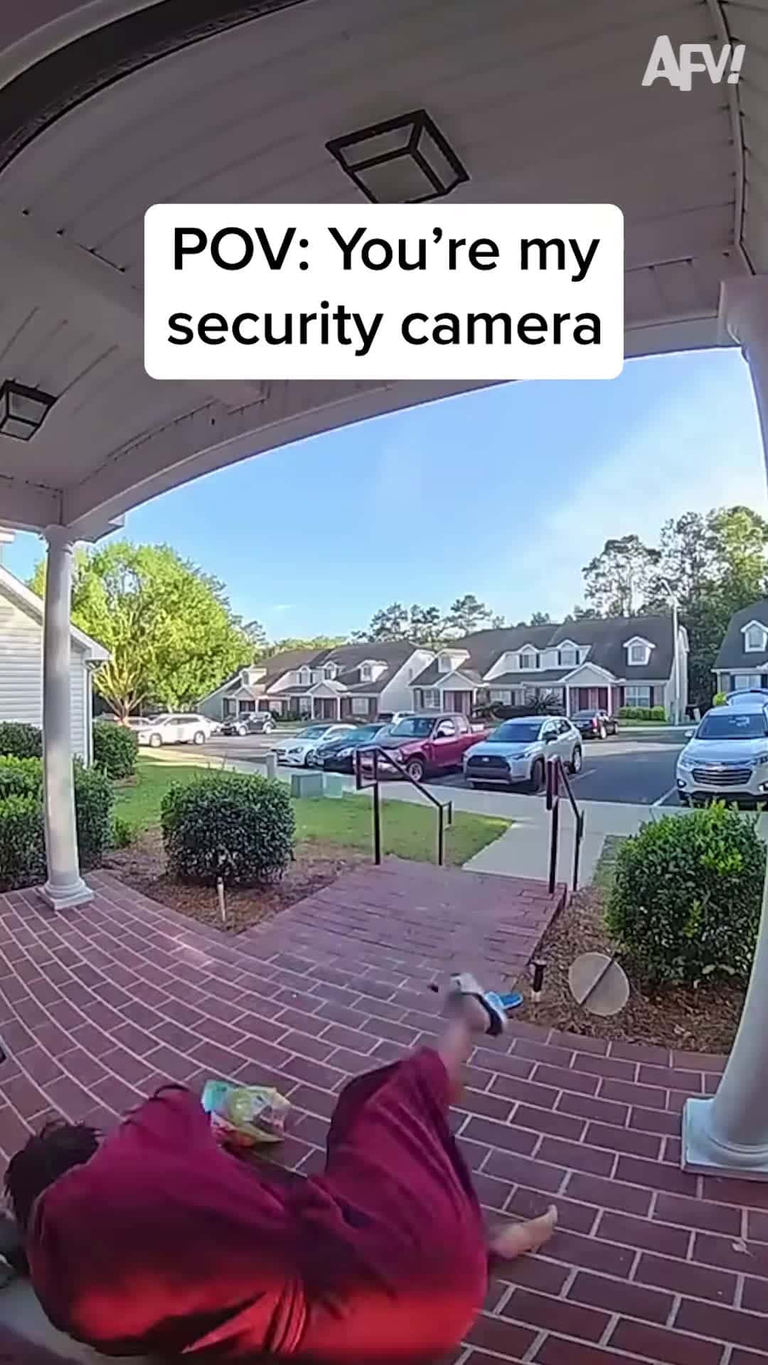 Cover for Security Cams have the best view for fails!
