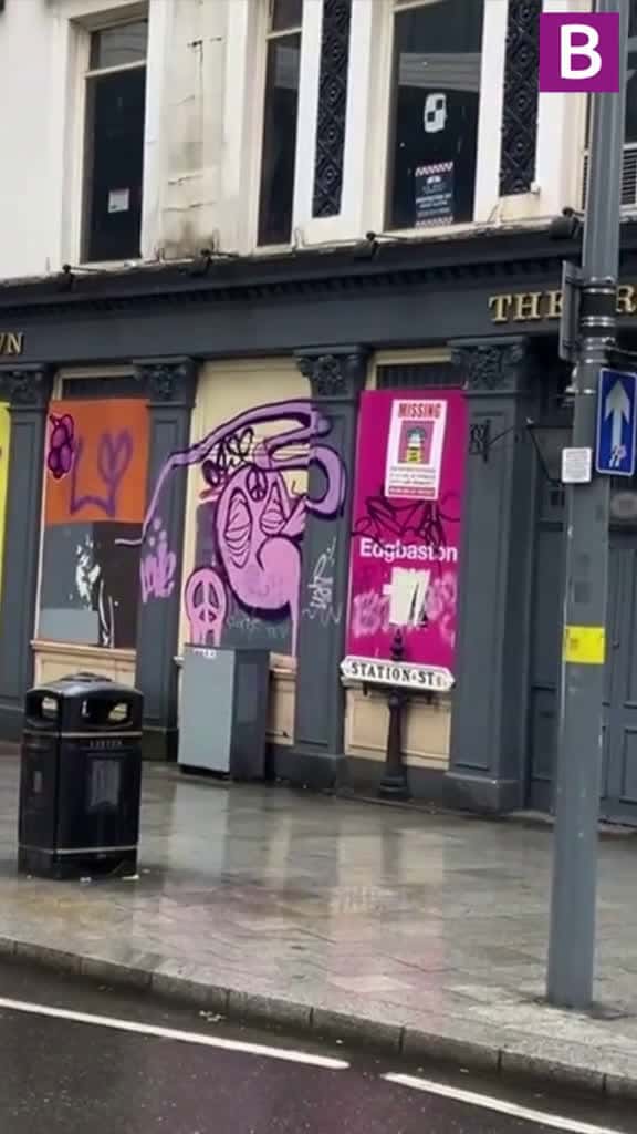 Cover for EXCLUSIVE The Crown Pub on Station Street is currently covered in graffiti - but change is 18358 #followMe