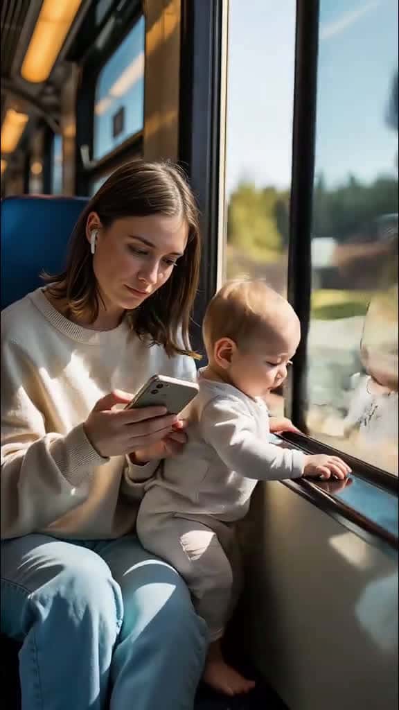 Cover for Whiskers Jr. Saves A Baby!!!🙀🐾🐻  #cat #ai #catstory #catsoftiktok #baby #mother #kitten #cutebaby #cutecat  created by Meow Meow AI with Sienna Vale’s original sound