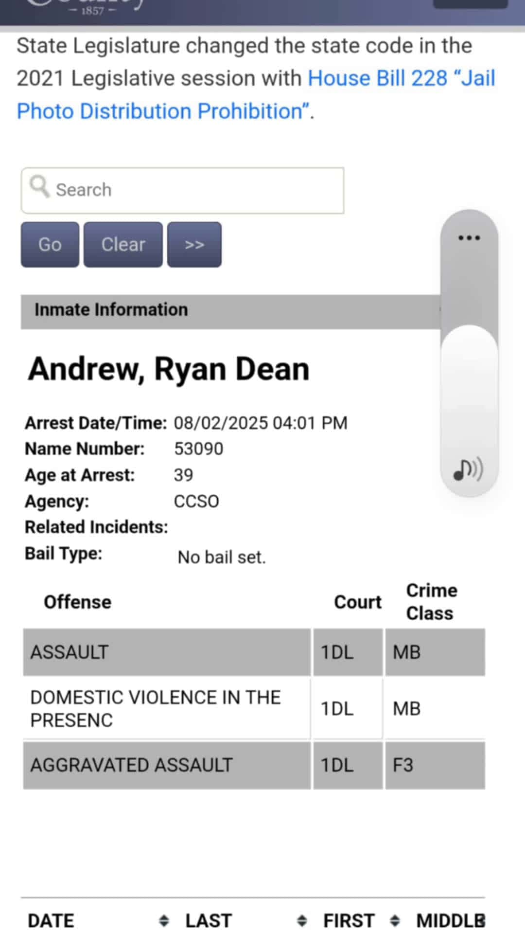 Cover for update to the man who assaulted his wife and kids! 