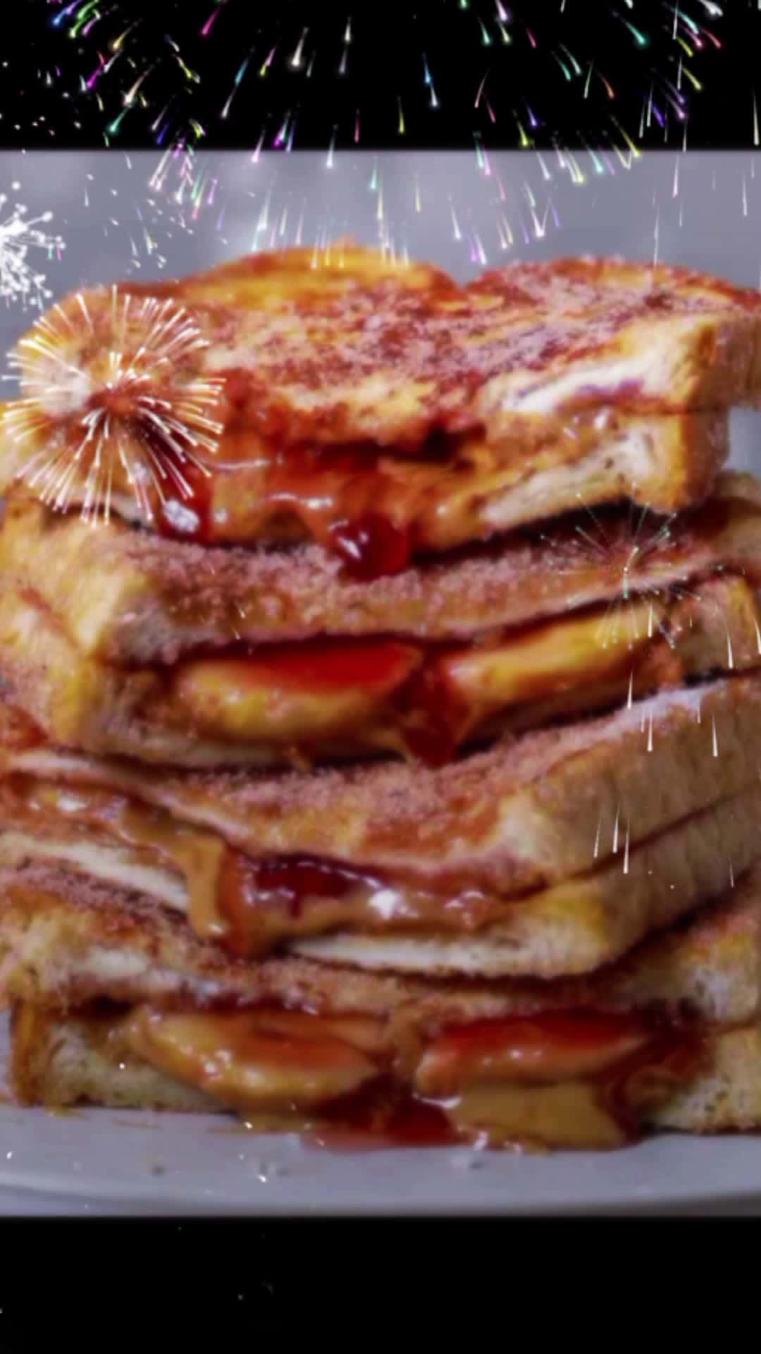 Cover for Peanut butter and jelly french toast. 