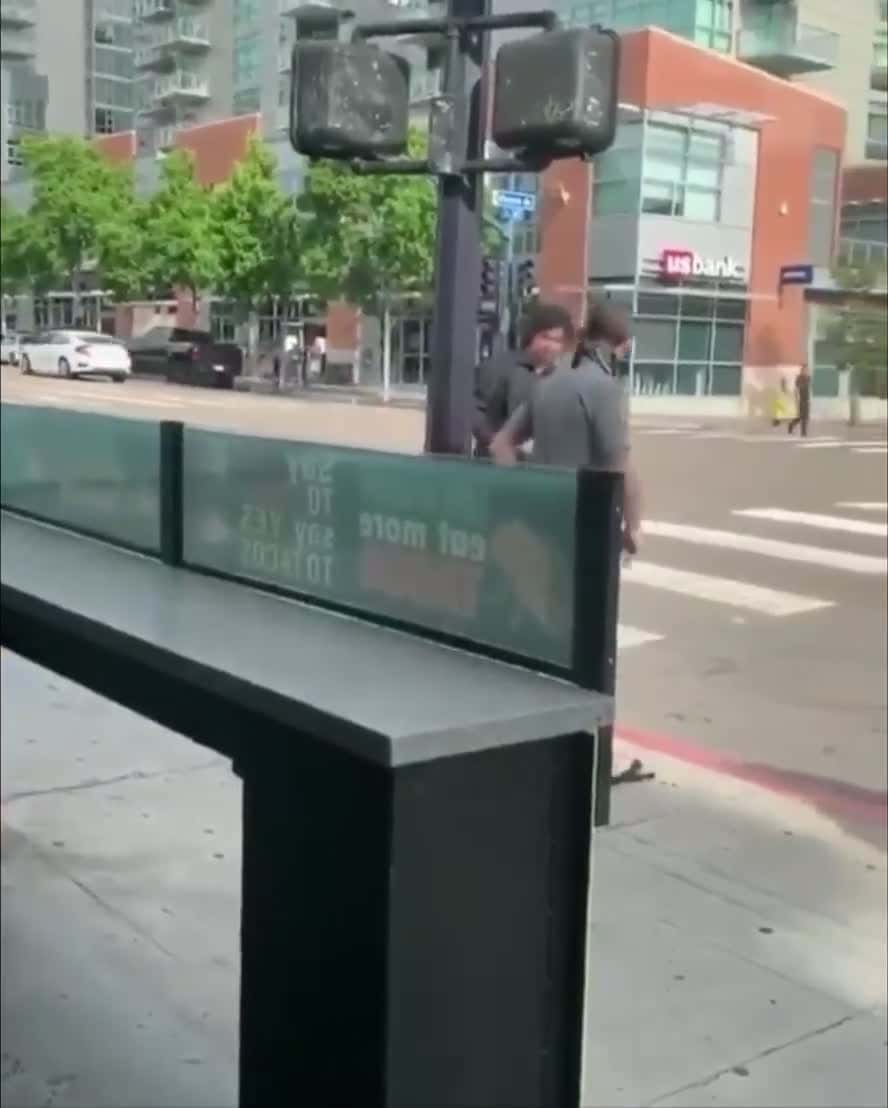 Cover for Bully tries to instigate fight and learns a hard lesson😱😱 #FirstVideoChallenge #fightcam #viral #fake #art #fyp #humor #lifedrama #knowledge #aesthetic #happy