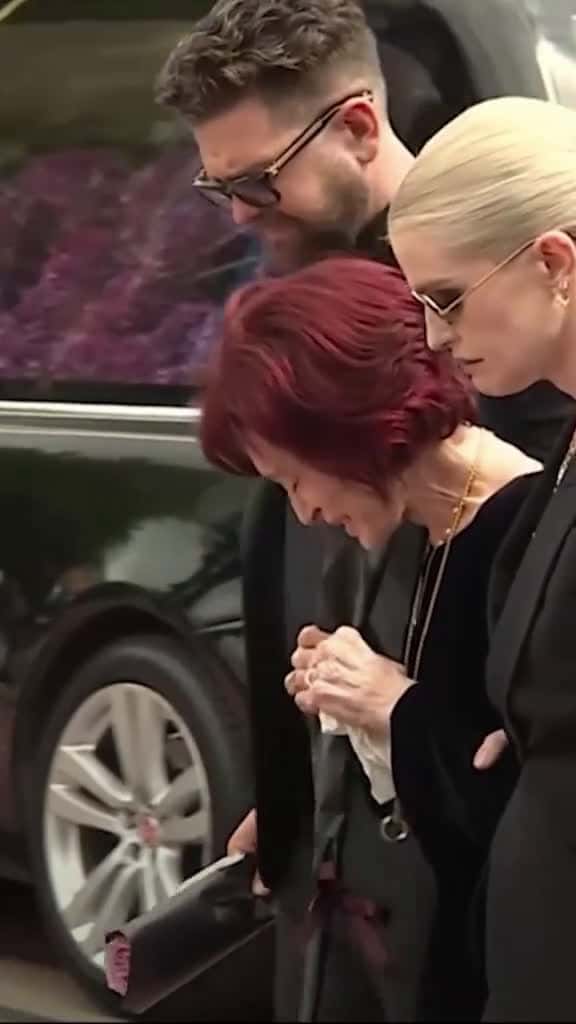 Cover for An emotional moment for Ozzy Ozbourne’s family, as they see the cards and flowers left by fans at his funeral procession today 💔🕊️🎥: Sky News created by HELLO! with HELLO!’s original sound