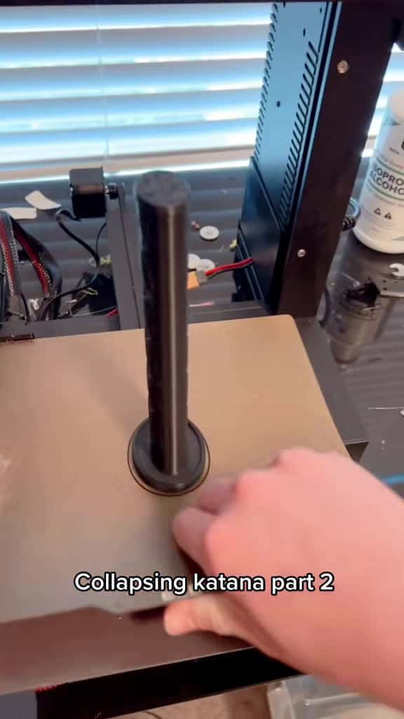 Cover for When your 3D printed katana can't handle the pressure 😂 #KatanaFail #3DPrinting #EpicFail