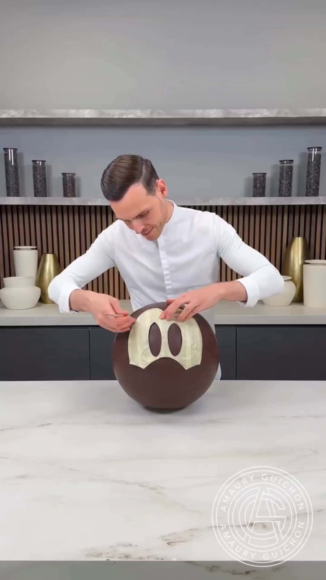 Cover for Chocolate Mouse! 🐭The most iconic cartoon character just joined my kitchen! #amauryguichon #chocolate #mickey
