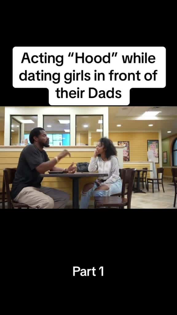 Cover for Acting Hood while dating girls in front of their Dads fyp foryou funny pranks hoo 17642 #trend