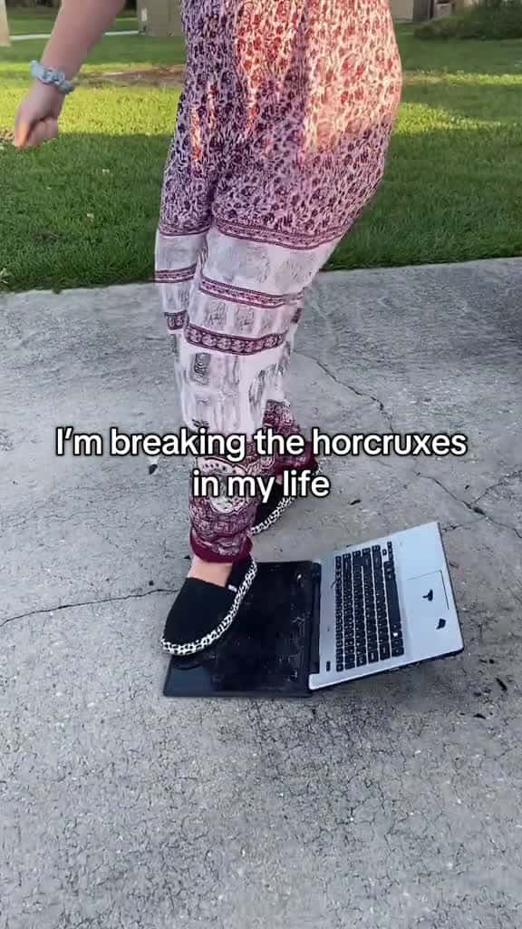 Cover for #fyp #horcrux #funny #relatable  created by Nostalchickk with Rihanna’s Breakin' Dishes