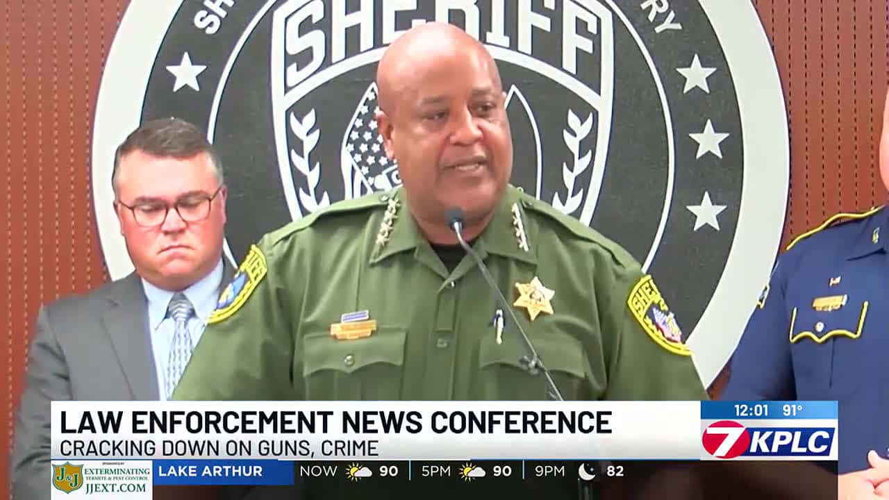 Cover for Several arrested on weapons charges outside Lake Charles bars in joint effort to combat violent crim