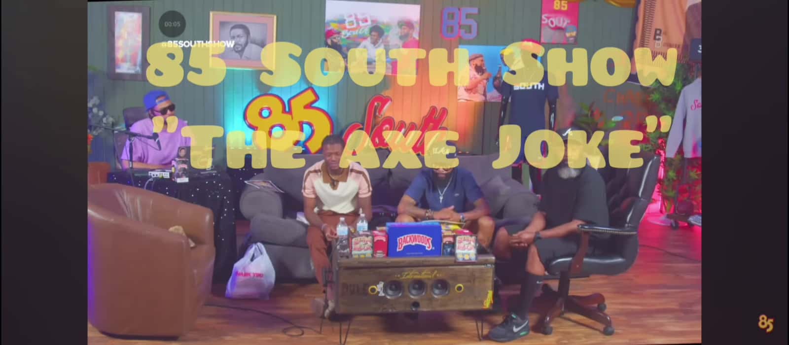 Cover for 85 South Show. "The Axe Joke" #85southshow #comedyvideo #world #laughter 