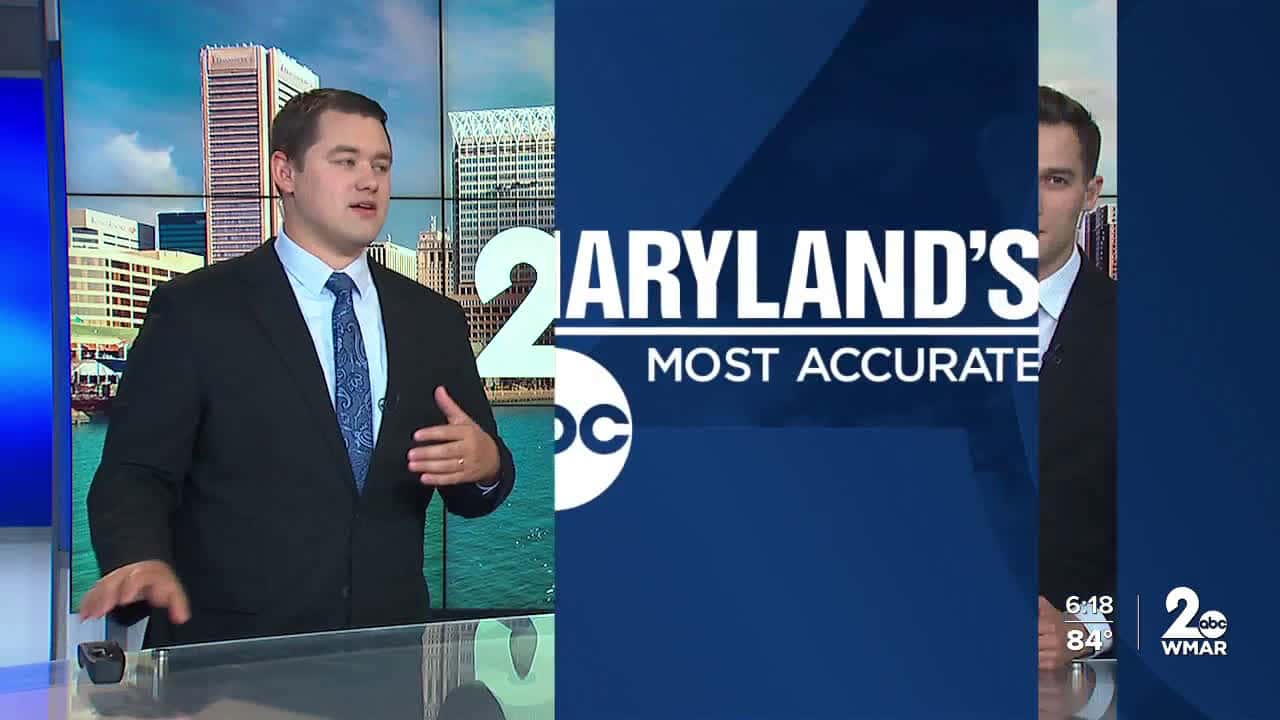 Cover for WMAR-2 News Dylan Robichaud Monday Night weather