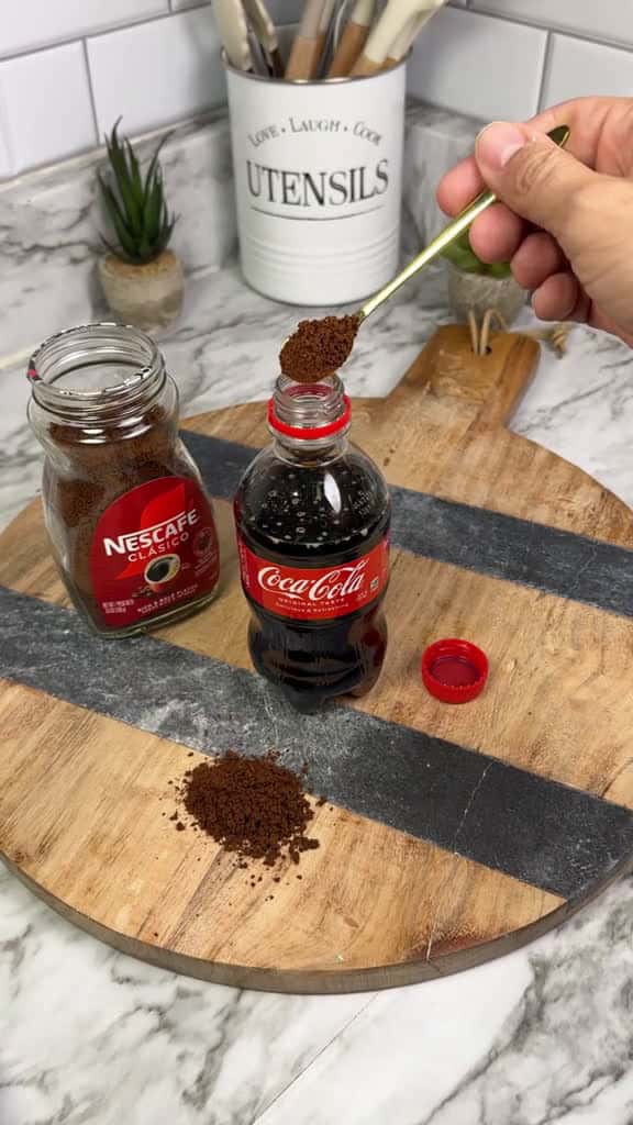 Cover for Just add coffee to Coca-Cola and the result will leave you speechless. cleaning KitchenHac 15454 #followMe
