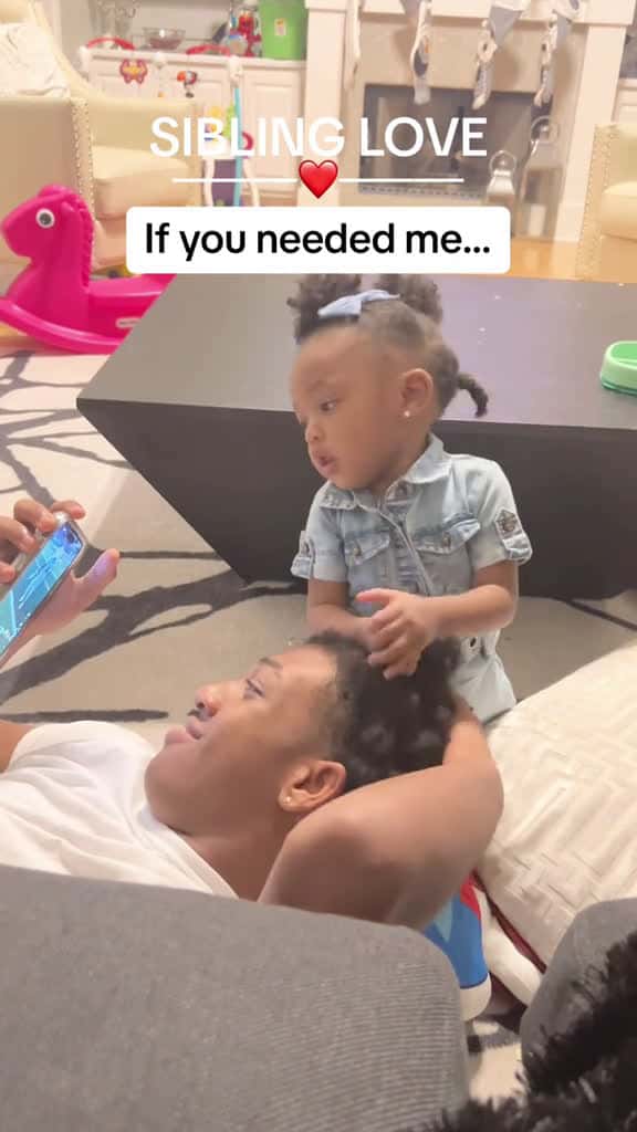 Cover for She always tries to take care of her big brother. Inseparable. family bigbrother babysiste 97582 #trending