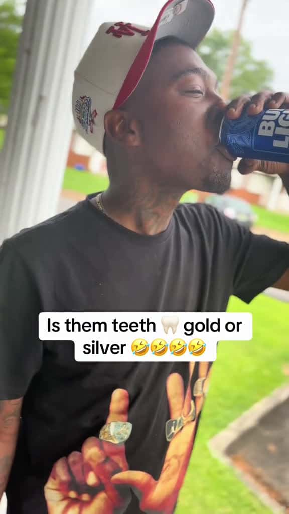 Cover for She said is his teeth gold or silver