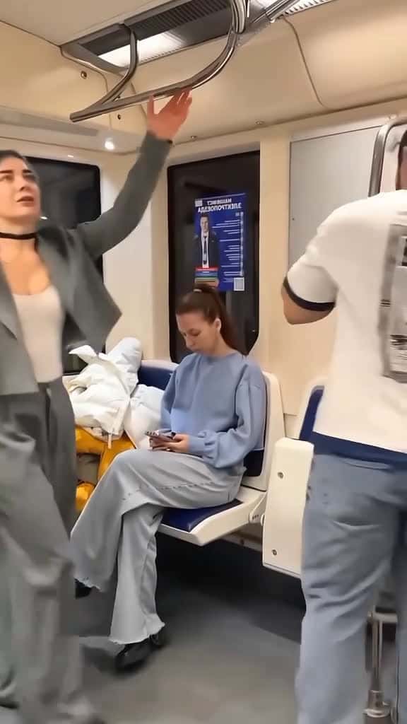Cover for A girl got pranked in the train intristingfactinformationfacts04 fypviralforyouvi 71135 #nicevideo