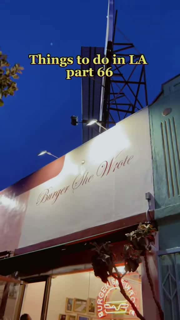 Cover for Uncover the burger magic at Burger She Wrote 🍔❤️ #LABurger #LAFoodie #ThingstoDoinLA