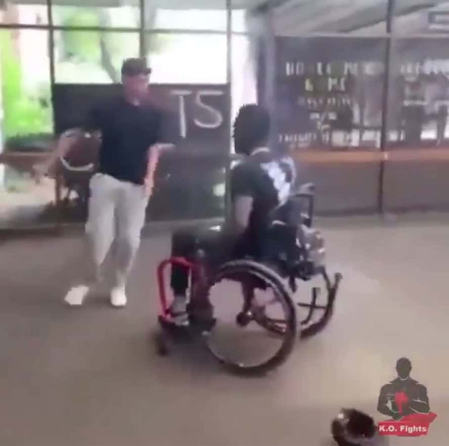 Cover for Guy fights guy in a wheelchair really messed up #fyp #fypシ゚vira l #fight fightcam t