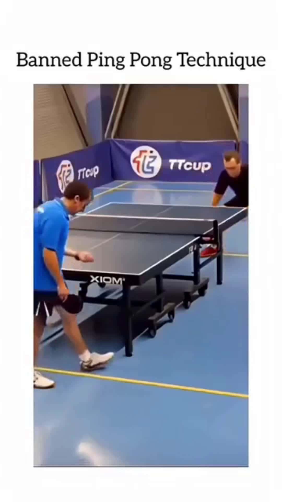 Cover for banned ping pong trick 🤣
