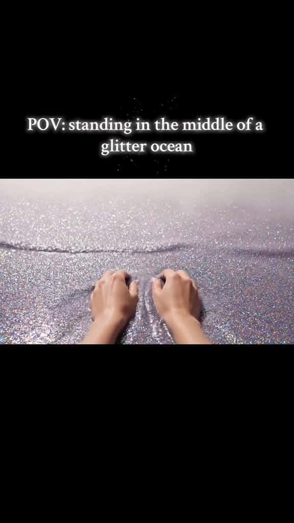 Cover for Standing in the middle of a glitter ocean asmr digitalart satisfying glitter relaxing ocea 81854 #trending